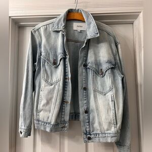 Pistols Oversized Jean Jacket